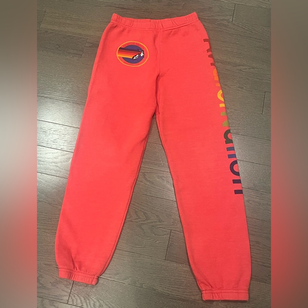 Aviator Nation Kids Vibrant Red Sweatpants